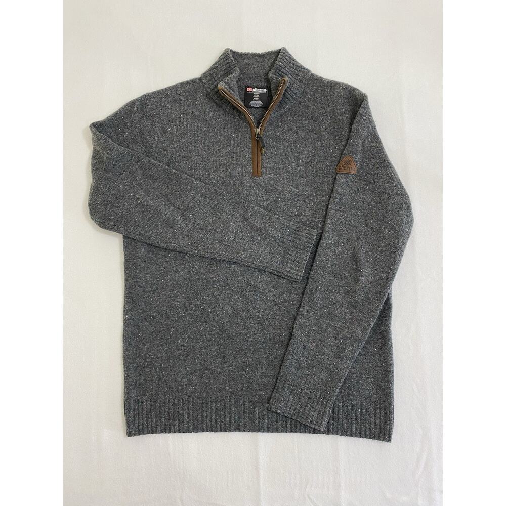Sherpa Adventure Gear Kangtega Quarter-zip Sweater Men's Medium Gray Merino Wool